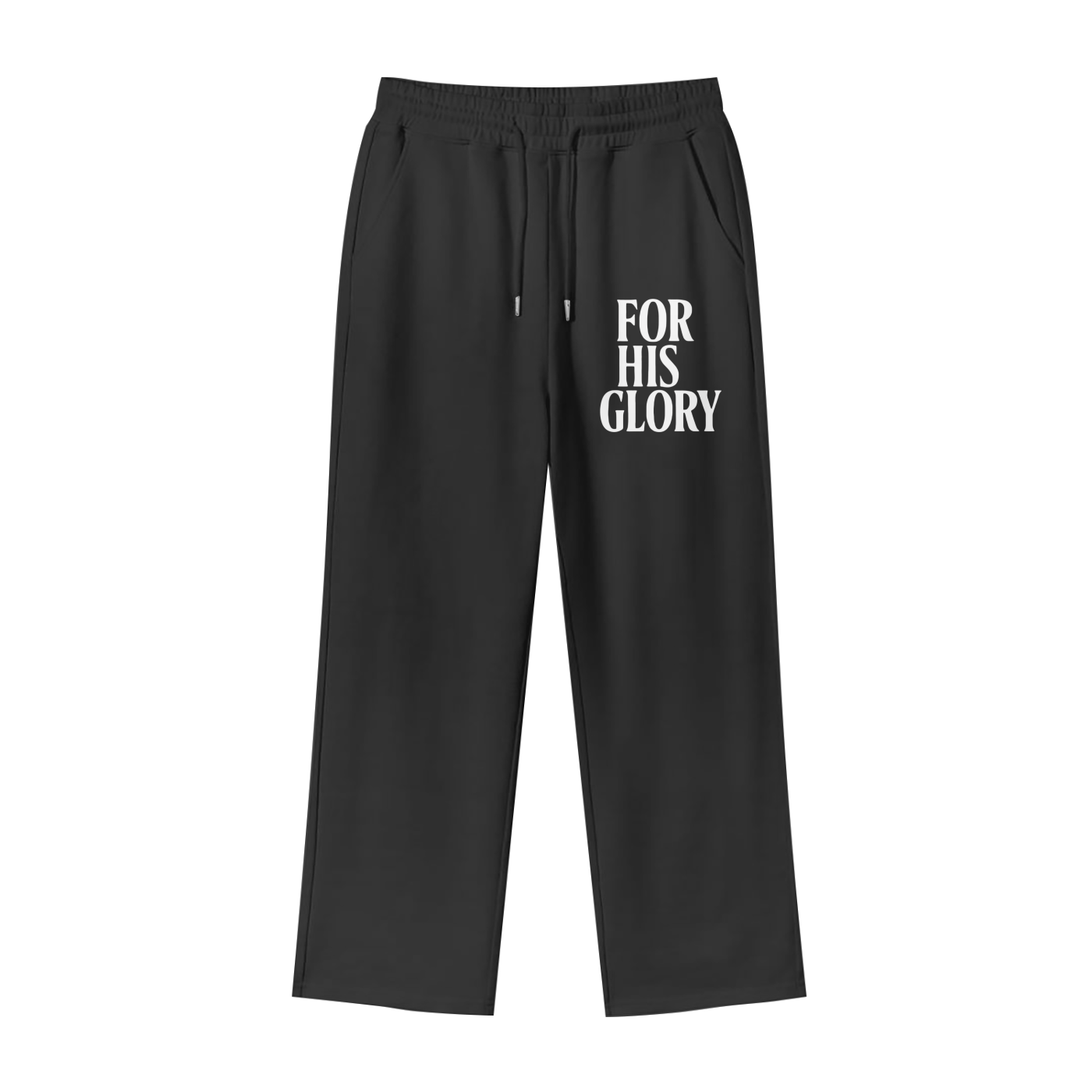 "Made New" Sweatpants - 2 Corinthians 5:17 (Black)