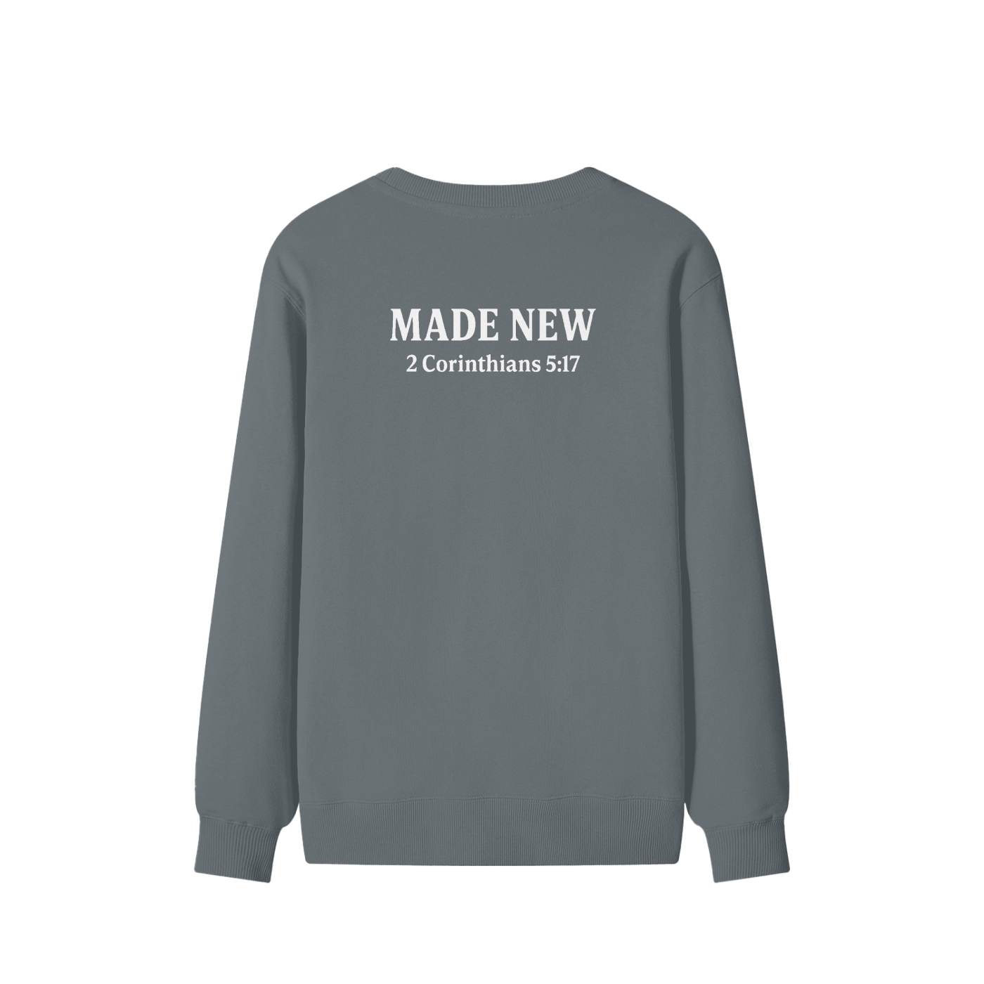 Made New Oversized Sweatshirt - 2 Corinthians 5:17