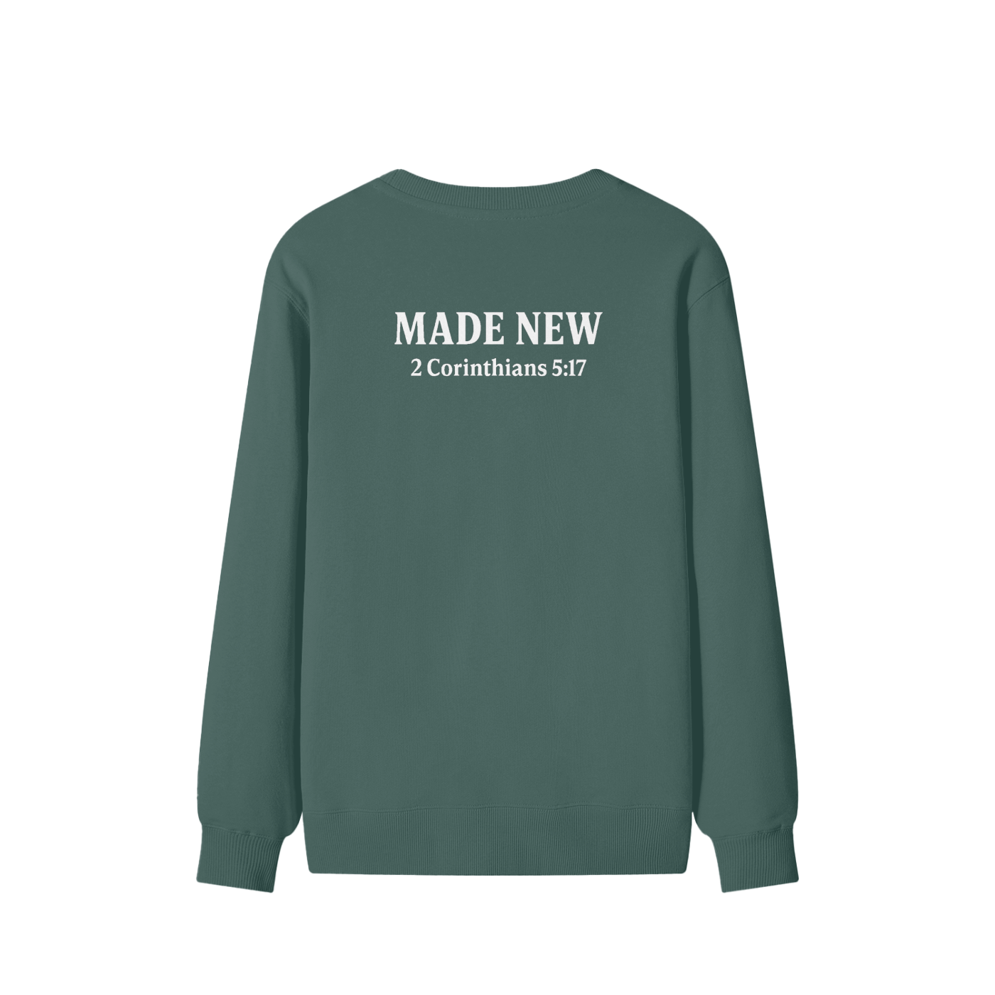 Made New Oversized Sweatshirt - 2 Corinthians 5:17