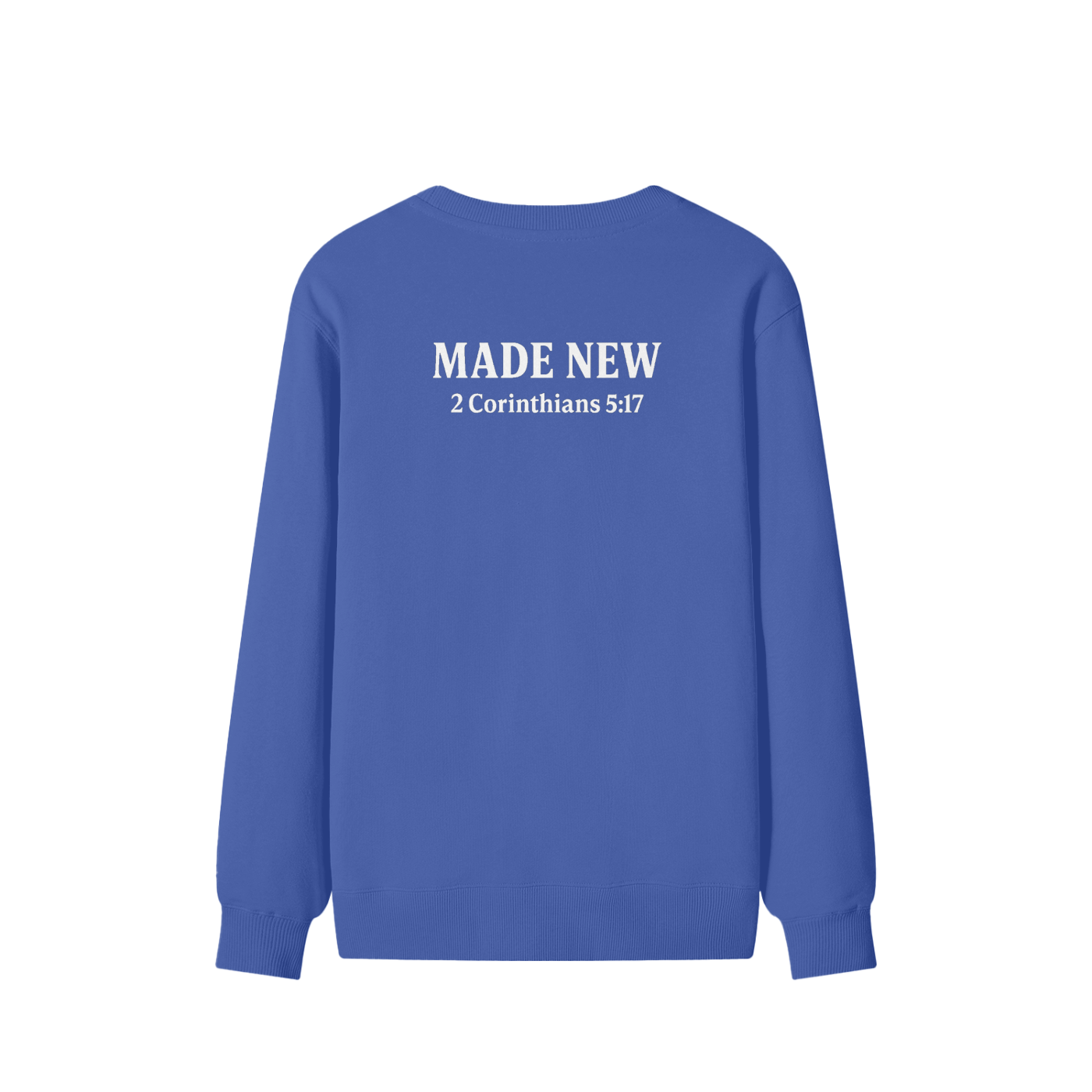 Made New Oversized Sweatshirt - 2 Corinthians 5:17