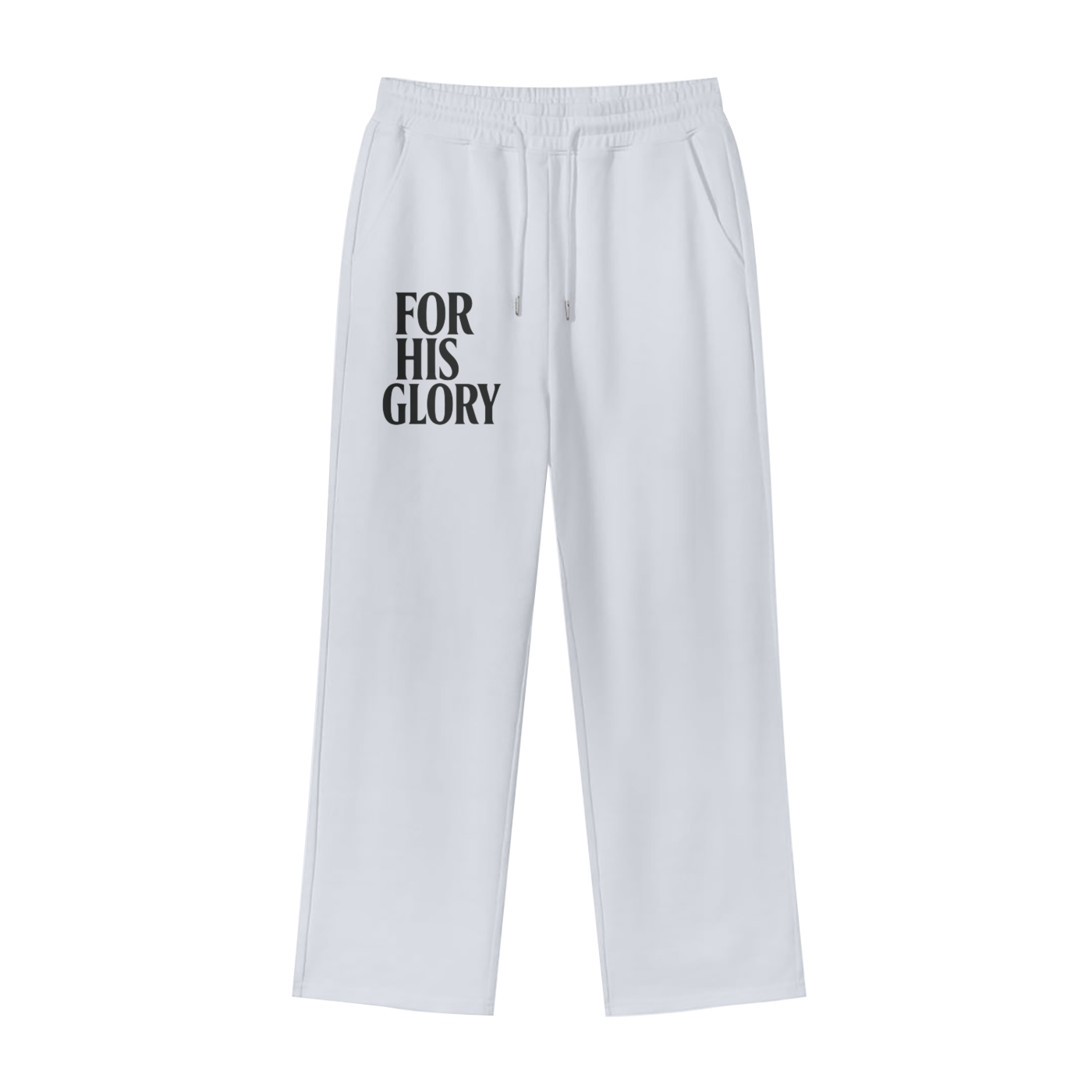 "Made New" Sweatpants - 2 Corinthians 5:17 (White)
