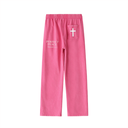 "Perfect Peace" Heavyweight Sweatpants - Isaiah 26:3