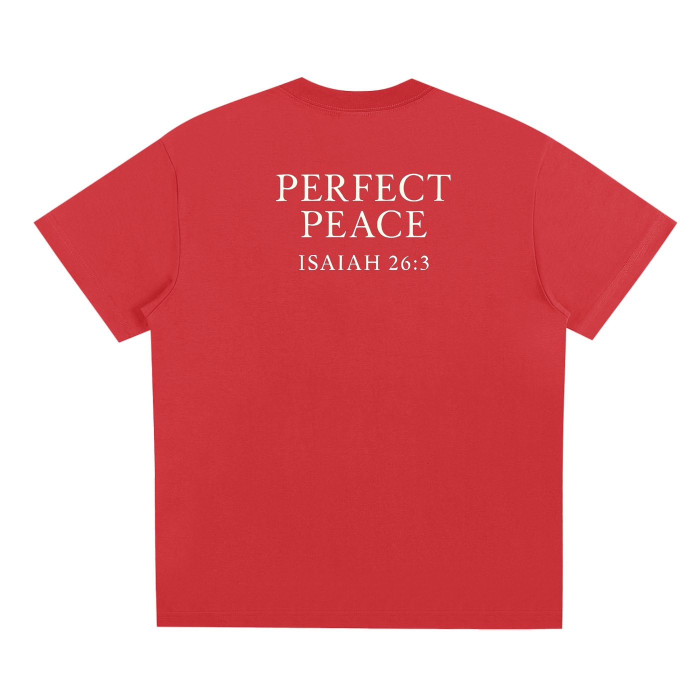 "Perfect Peace" Tee - Isaiah 26:3 (Black)
