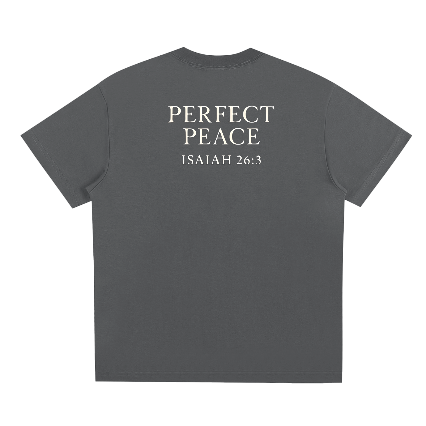"Perfect Peace" Tee - Isaiah 26:3 (Black)