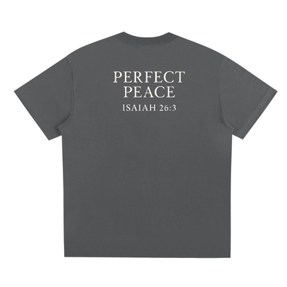 "Perfect Peace" Tee - Isaiah 26:3 (Black)