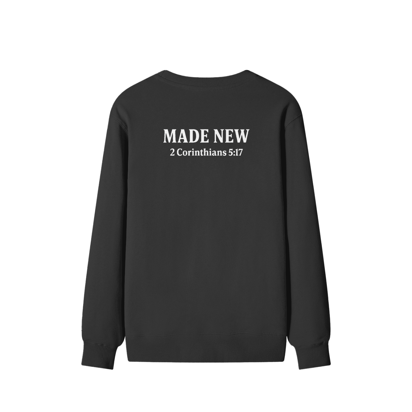 Made New Oversized Sweatshirt - 2 Corinthians 5:17