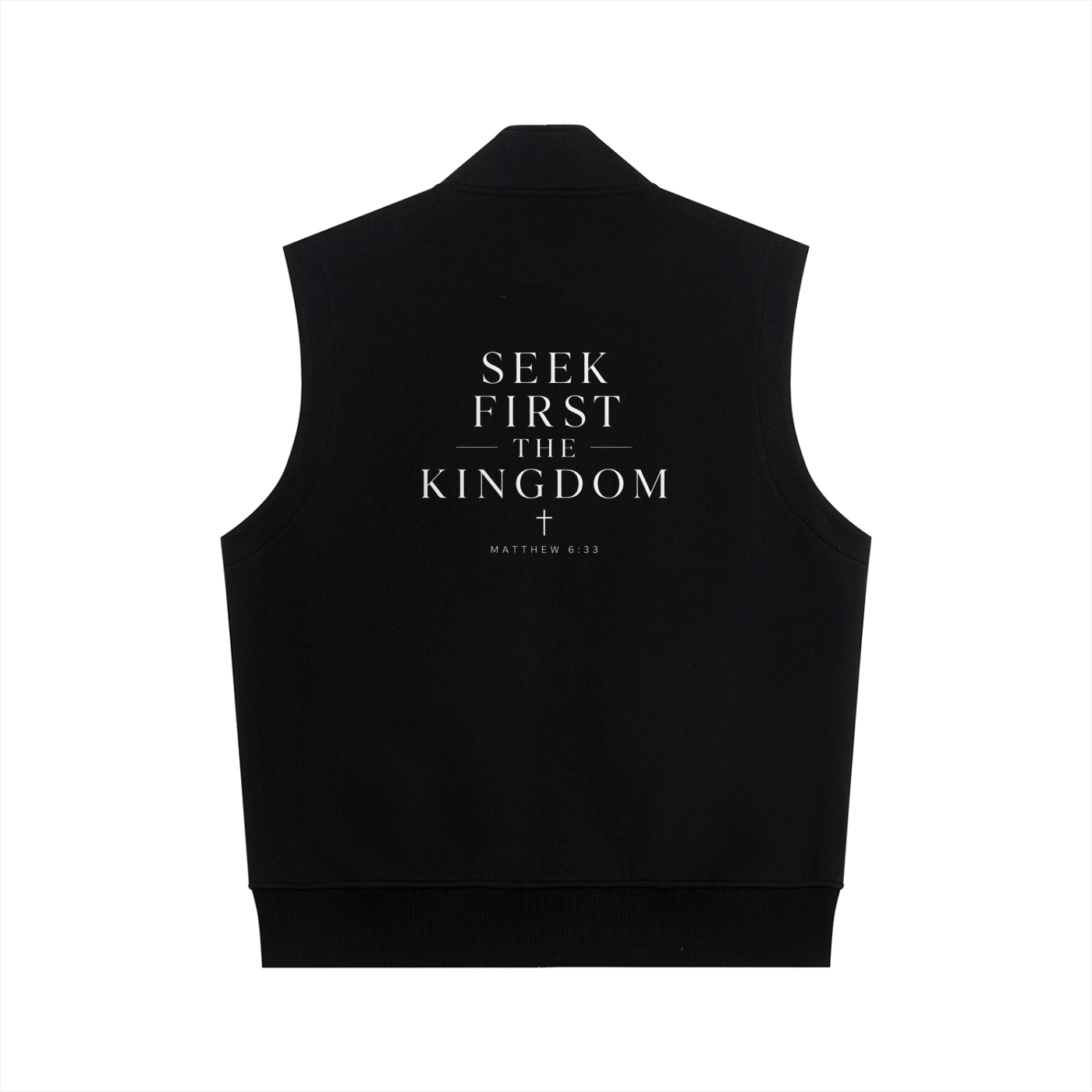 "Seek First the Kingdom" Essential Heavyweight Vest