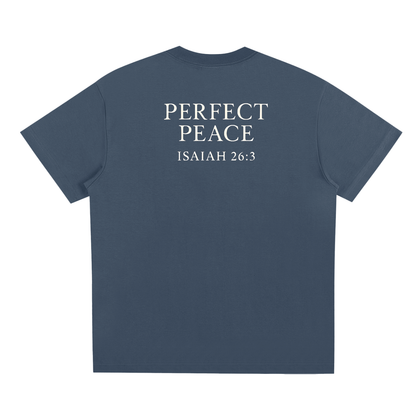 "Perfect Peace" Tee - Isaiah 26:3 (Black)