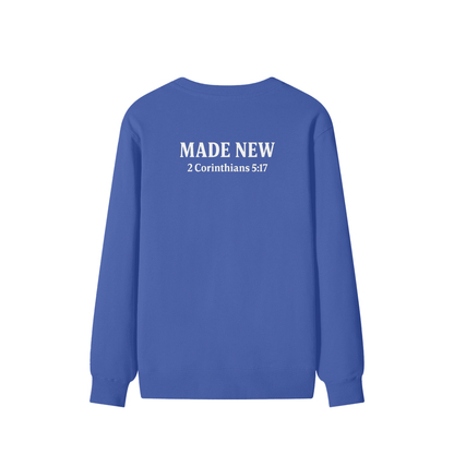 Made New Oversized Sweatshirt - 2 Corinthians 5:17