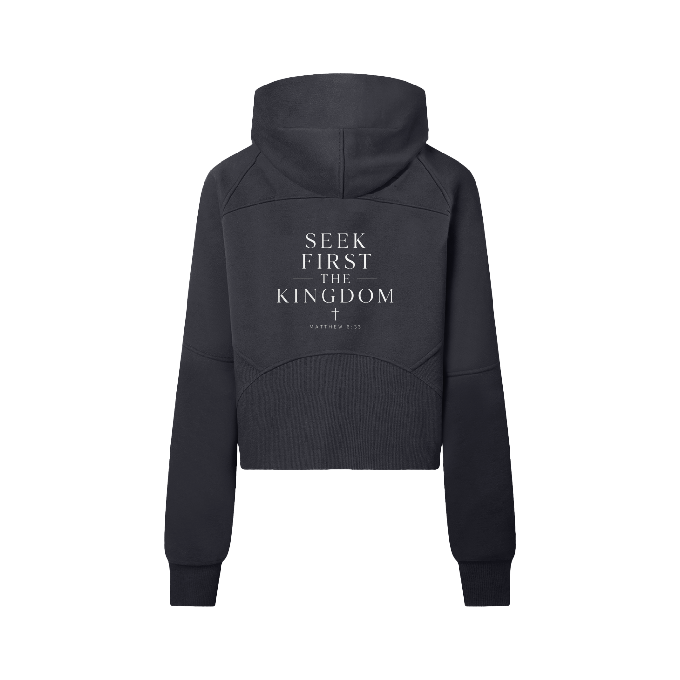 Cropped Half-Zip Hoodie