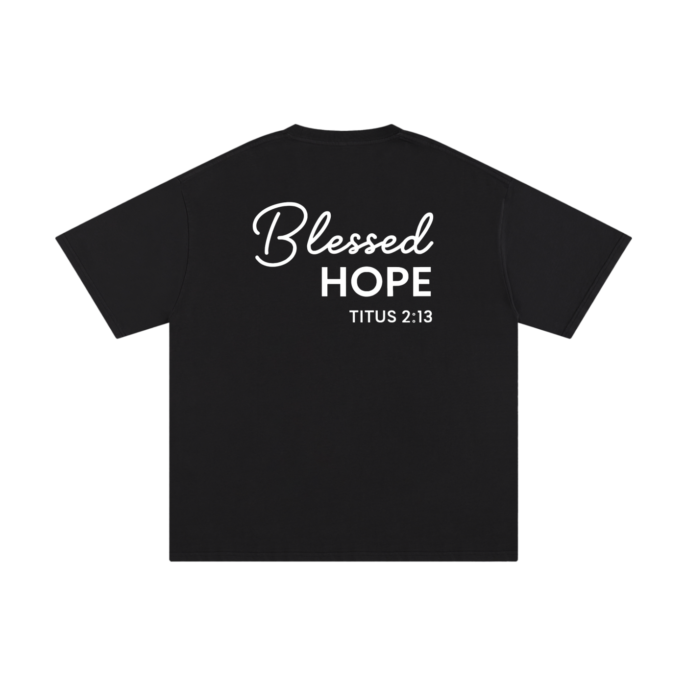 "Blessed Hope" Tee (Black) - Titus 2:13