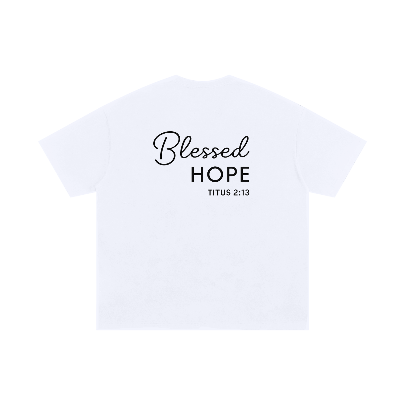 "Blessed Hope" Tee (White) - Titus 2:13