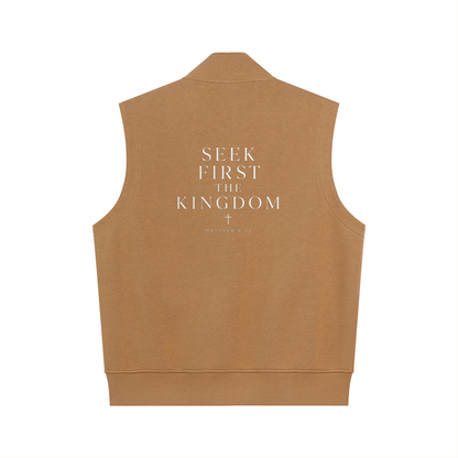 "Seek First the Kingdom" Essential Heavyweight Vest