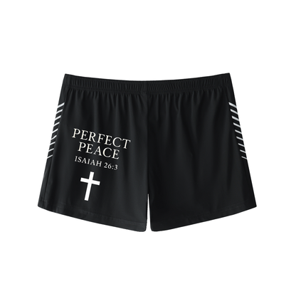 "Perfect Peace" Performance Shorts - Isaiah 26:3