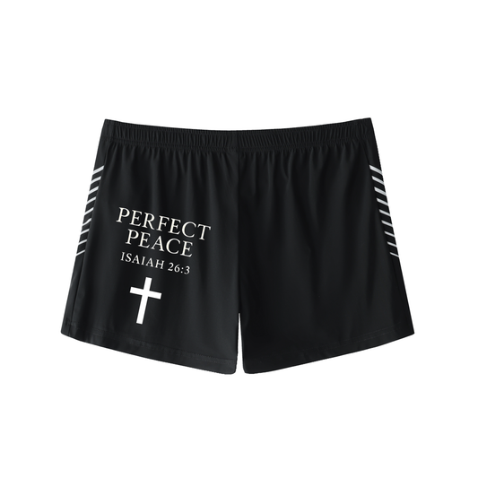 "Perfect Peace" Performance Shorts - Isaiah 26:3
