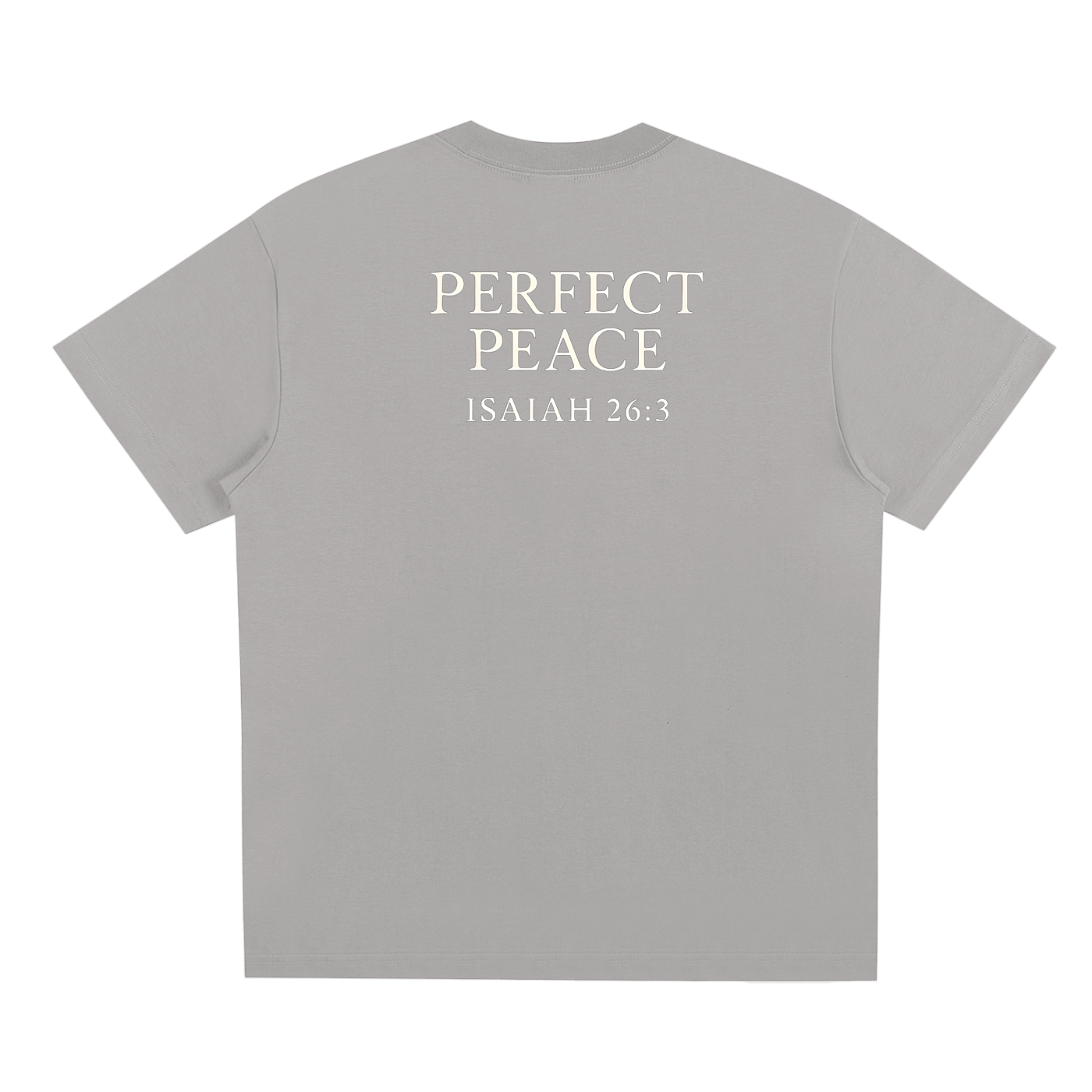 "Perfect Peace" Tee - Isaiah 26:3 (Black)