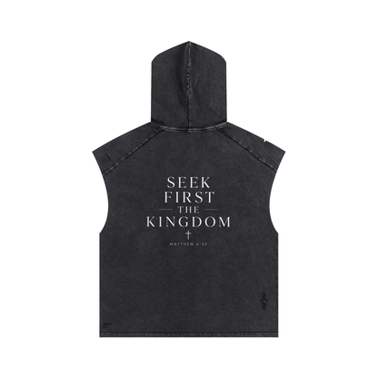 "Seek First the Kingdom" Hooded Tank Top